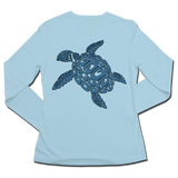Ladies SPF50+ Sun Shirt - Blu TURTLE