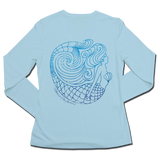 Ladies SPF50+ Sun Shirt - Blu Mermaid